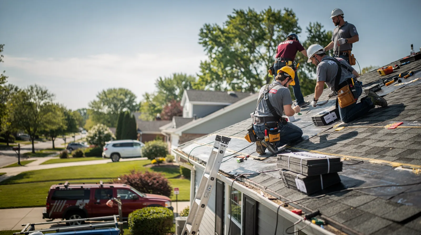 Roof Repair in Mason City, IL around you